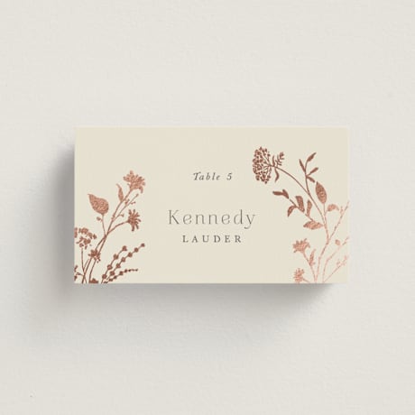 Foil-Pressed Place Cards