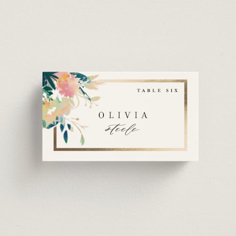 Foil-Pressed Place Cards