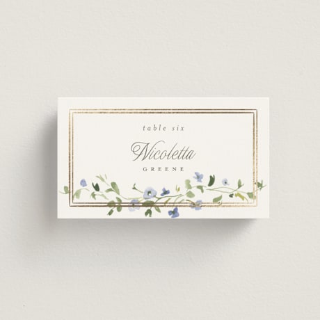 Foil-Pressed Place Cards