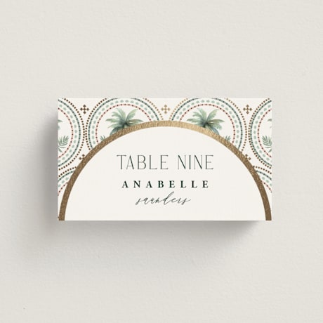 Foil-Pressed Place Cards