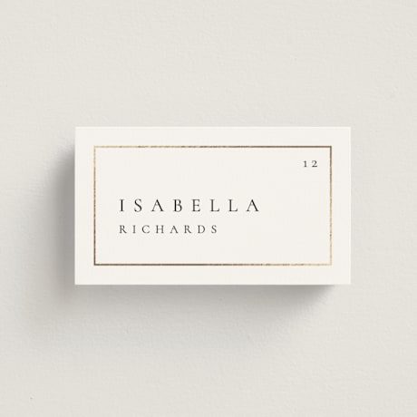 Foil-Pressed Place Cards