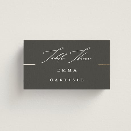 Foil-Pressed Place Cards