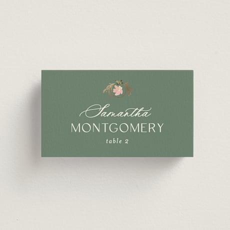 Foil-Pressed Place Cards