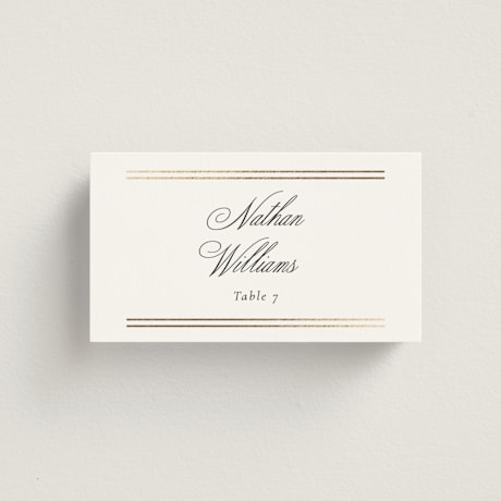 Foil-Pressed Place Cards