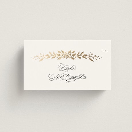 Foil-Pressed Place Cards