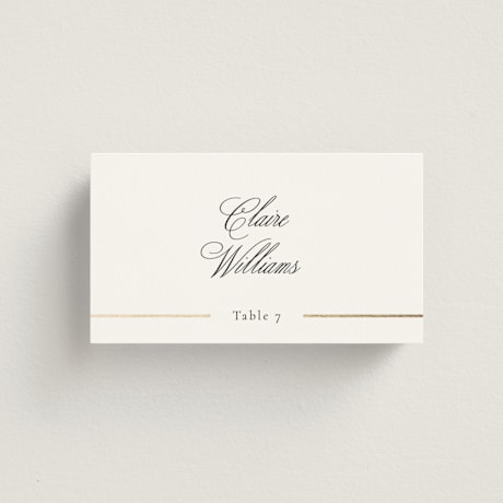 Foil-Pressed Place Cards
