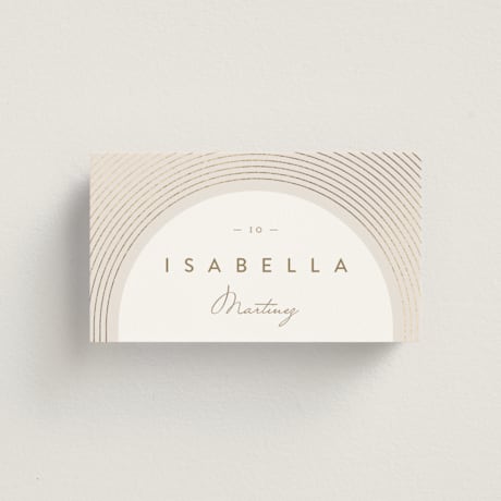 Foil-Pressed Place Cards