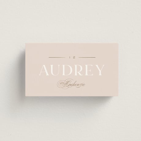 Foil-Pressed Place Cards
