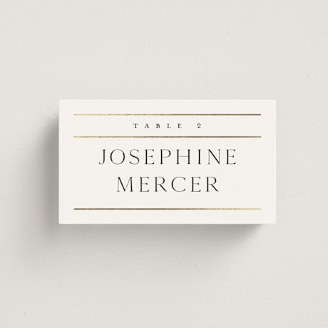 Foil-Pressed Place Cards