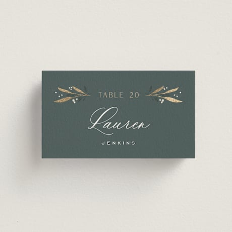 Foil-Pressed Place Cards