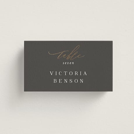 Foil-Pressed Place Cards