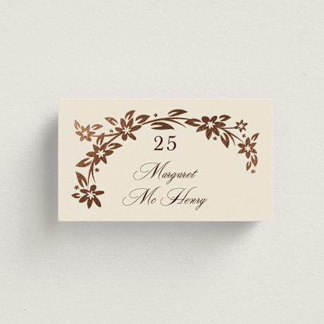 Foil-Pressed Place Cards
