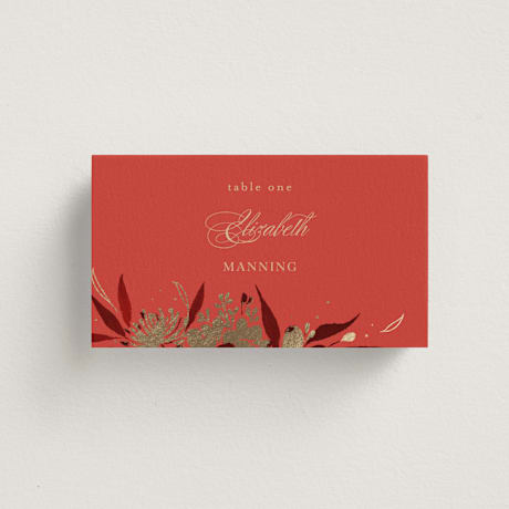Foil-Pressed Place Cards