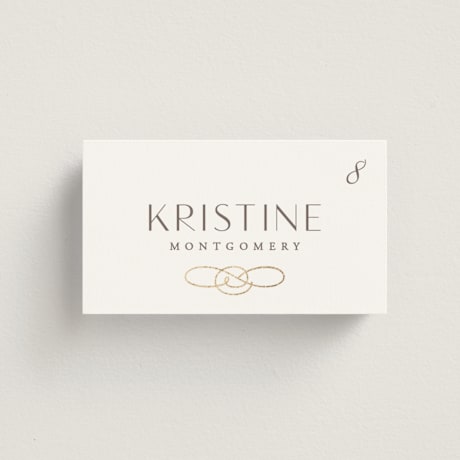 Foil-Pressed Place Cards