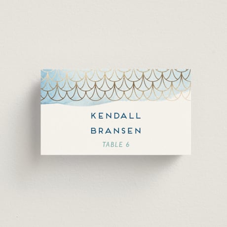 Foil-Pressed Place Cards