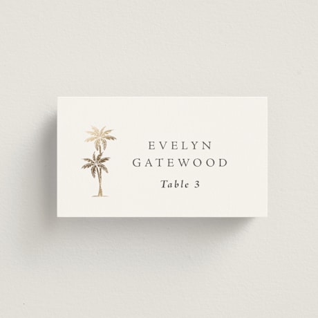 Foil-Pressed Place Cards