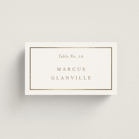 Foil-Pressed Place Cards