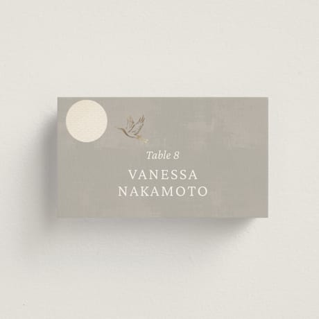 Foil-Pressed Place Cards