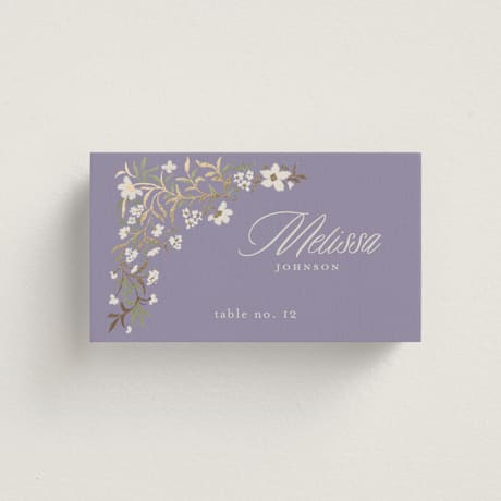 Foil-Pressed Place Cards