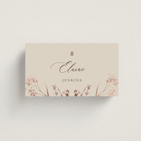 Foil-Pressed Place Cards