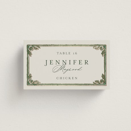 Foil-Pressed Place Cards
