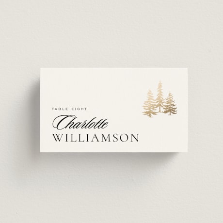 Foil-Pressed Place Cards