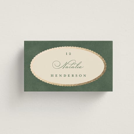 Foil-Pressed Place Cards