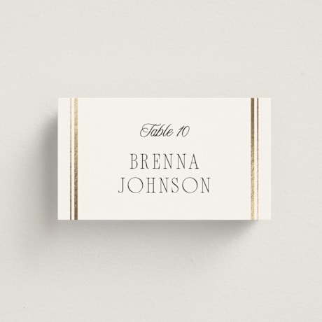 Foil-Pressed Place Cards