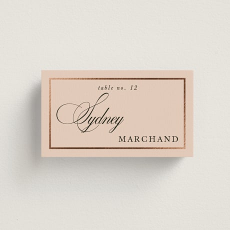 Foil-Pressed Place Cards
