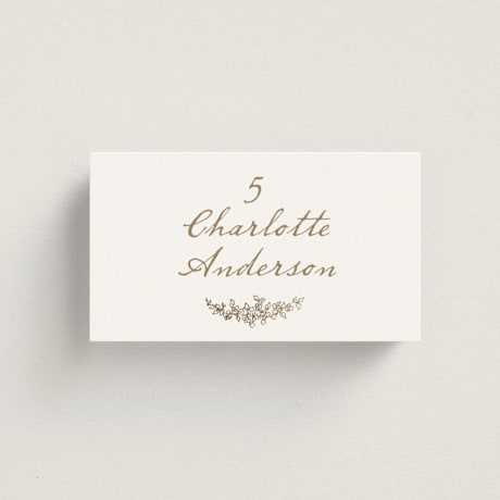 Foil-Pressed Place Cards