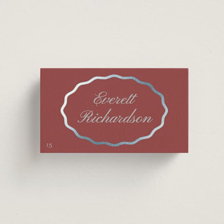 Foil-Pressed Place Cards