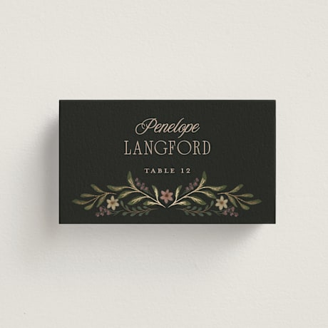 Foil-Pressed Place Cards
