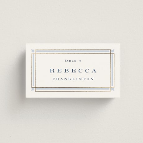 Foil-Pressed Place Cards