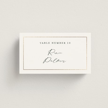 Foil-Pressed Place Cards
