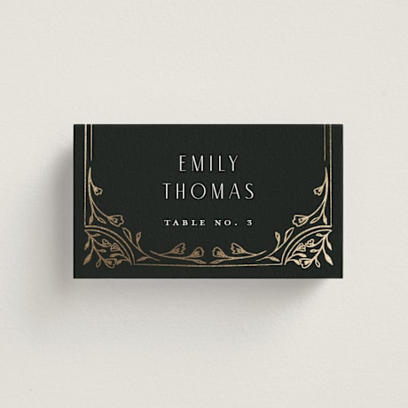 Foil-Pressed Place Cards