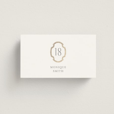 Foil-Pressed Place Cards