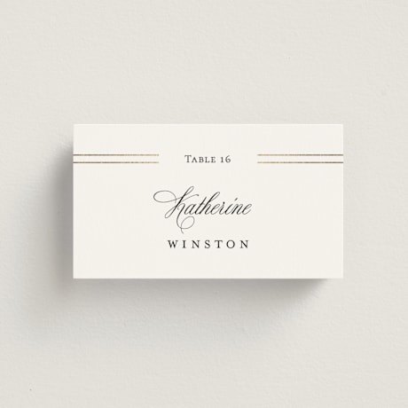 Foil-Pressed Place Cards
