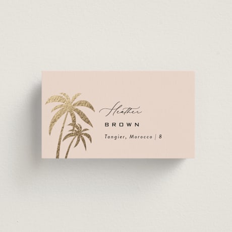 Foil-Pressed Place Cards