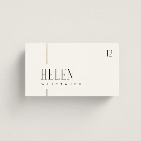 Foil-Pressed Place Cards