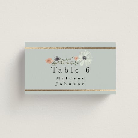 Foil-Pressed Place Cards