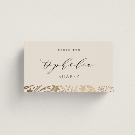 Foil-Pressed Place Cards