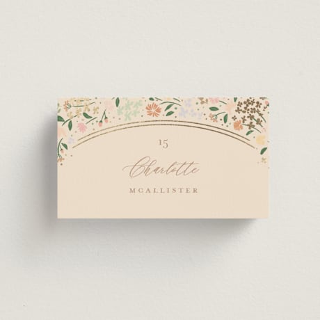 Foil-Pressed Place Cards