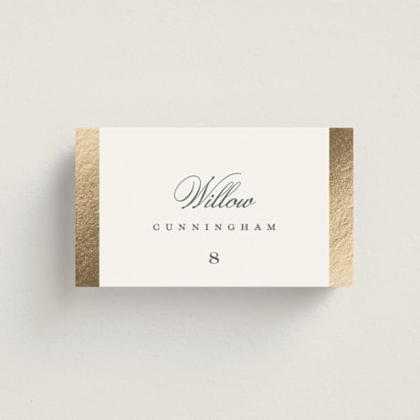 Foil-Pressed Place Cards