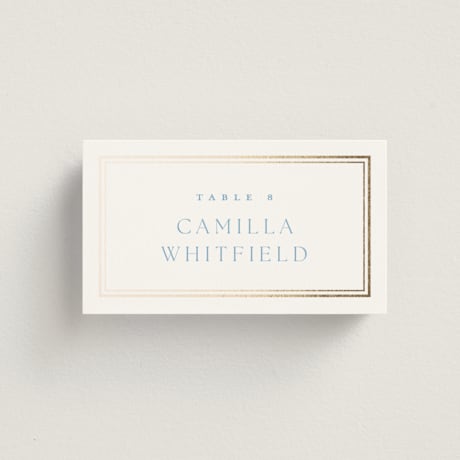 Foil-Pressed Place Cards