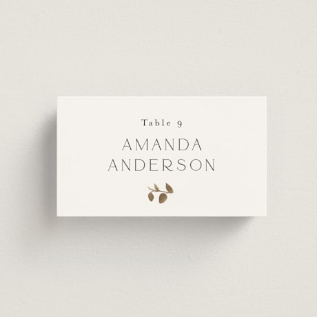 Foil-Pressed Place Cards
