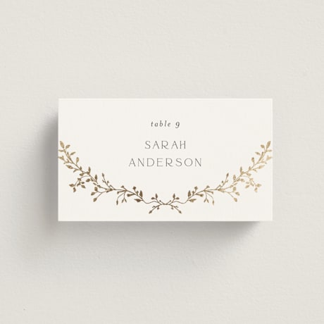 Foil-Pressed Place Cards