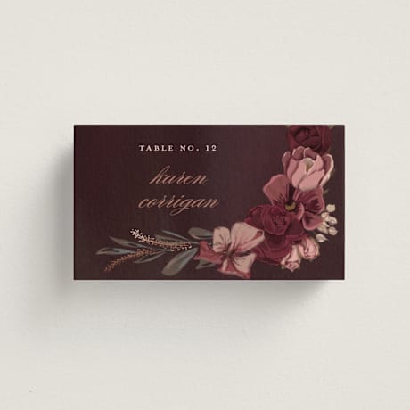 Foil-Pressed Place Cards