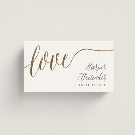 Foil-Pressed Place Cards
