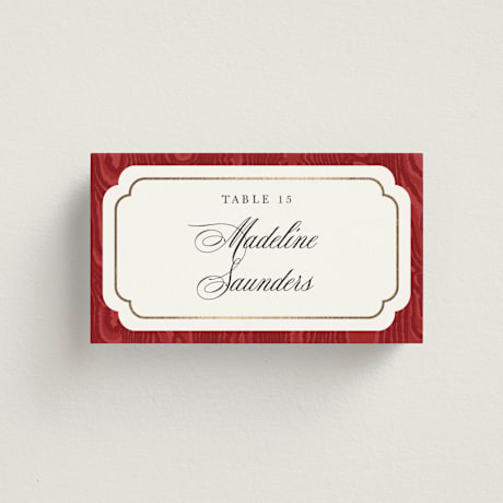 Foil-Pressed Place Cards