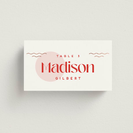 Foil-Pressed Place Cards